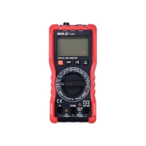 Мультиметр цифровой true rms 0 - 10 a 0 - 600 в yato