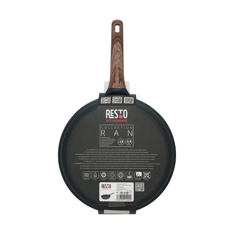 Tigaie resto 93911, 28cm, negru 3