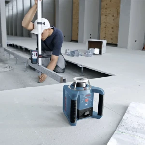 Лазерный нивелир вращающийся grl 300 красный 60 м 2 x 1.5 в ip54 bosch Thumbnail 4