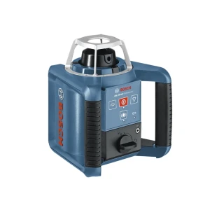 Nivela laser rotativă grl 300 roșu 60 m 2 x 1.5 v ip54 bosch