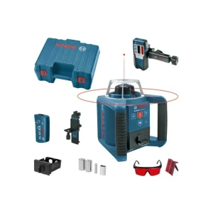 Лазерный нивелир вращающийся grl 300 красный 60 м 2 x 1.5 в ip54 bosch Thumbnail 3