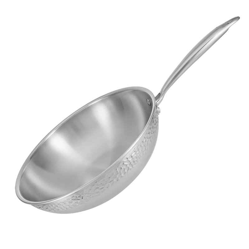 Tigaie wok resto 95004, 28cm, oțel inoxidabil 11