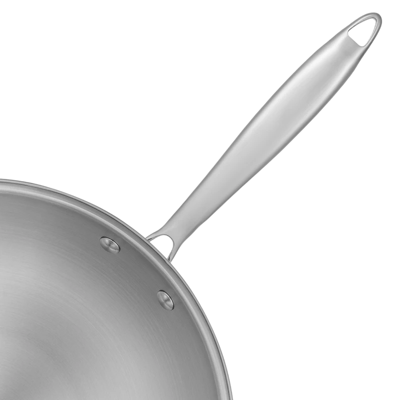 Tigaie wok resto 95004, 28cm, oțel inoxidabil 6