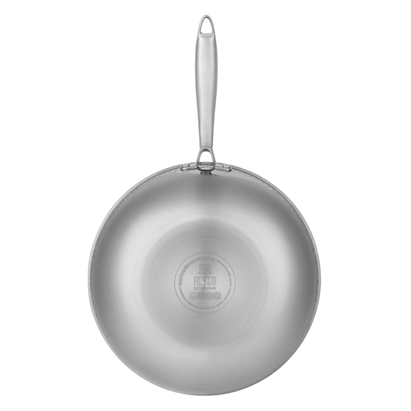 Tigaie wok resto 95004, 28cm, oțel inoxidabil 7