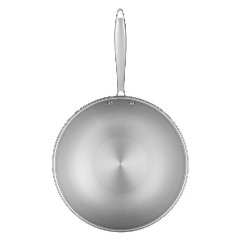 Tigaie wok resto 95004, 28cm, oțel inoxidabil 2