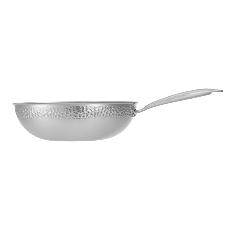 Tigaie wok resto 95004, 28cm, oțel inoxidabil 3
