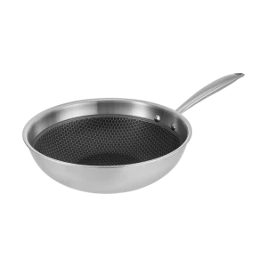 Tigaie WOK RESTO 95349, 28cm, Oțel inoxidabil