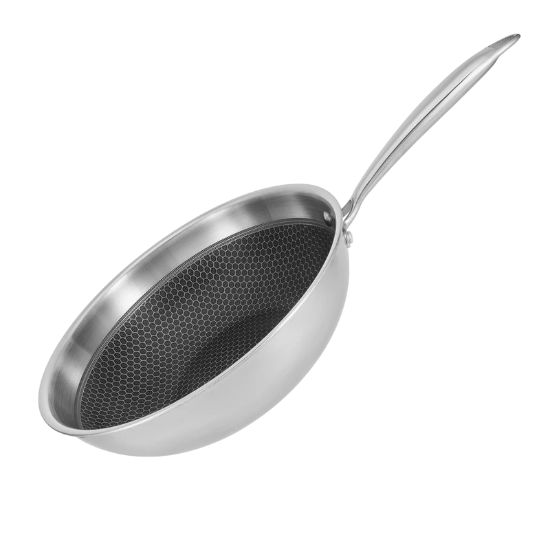 Tigaie wok resto 95349, 28cm, oțel inoxidabil 5