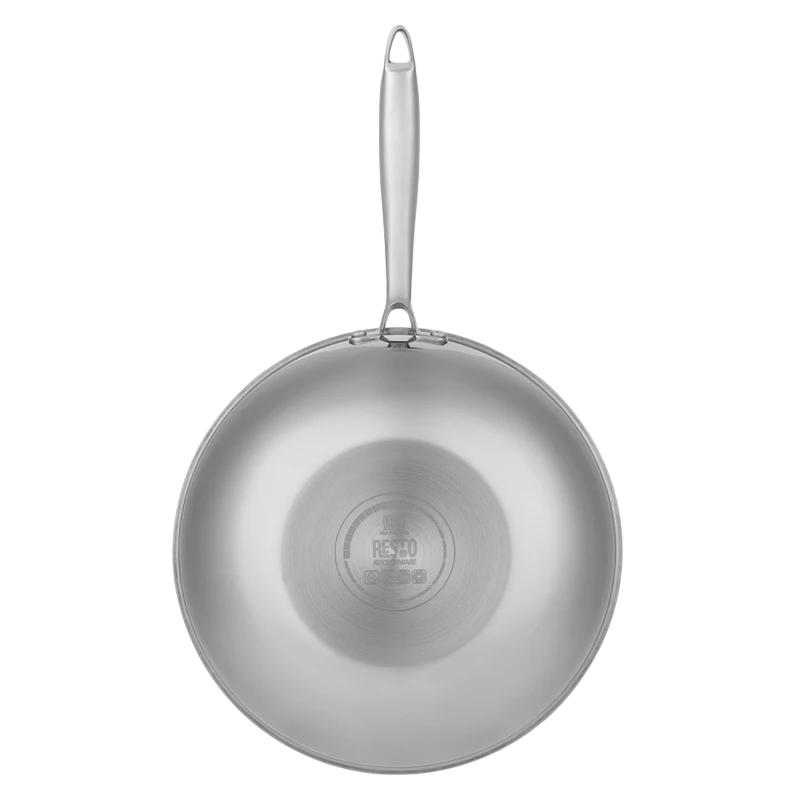 Tigaie wok resto 95349, 28cm, oțel inoxidabil 4