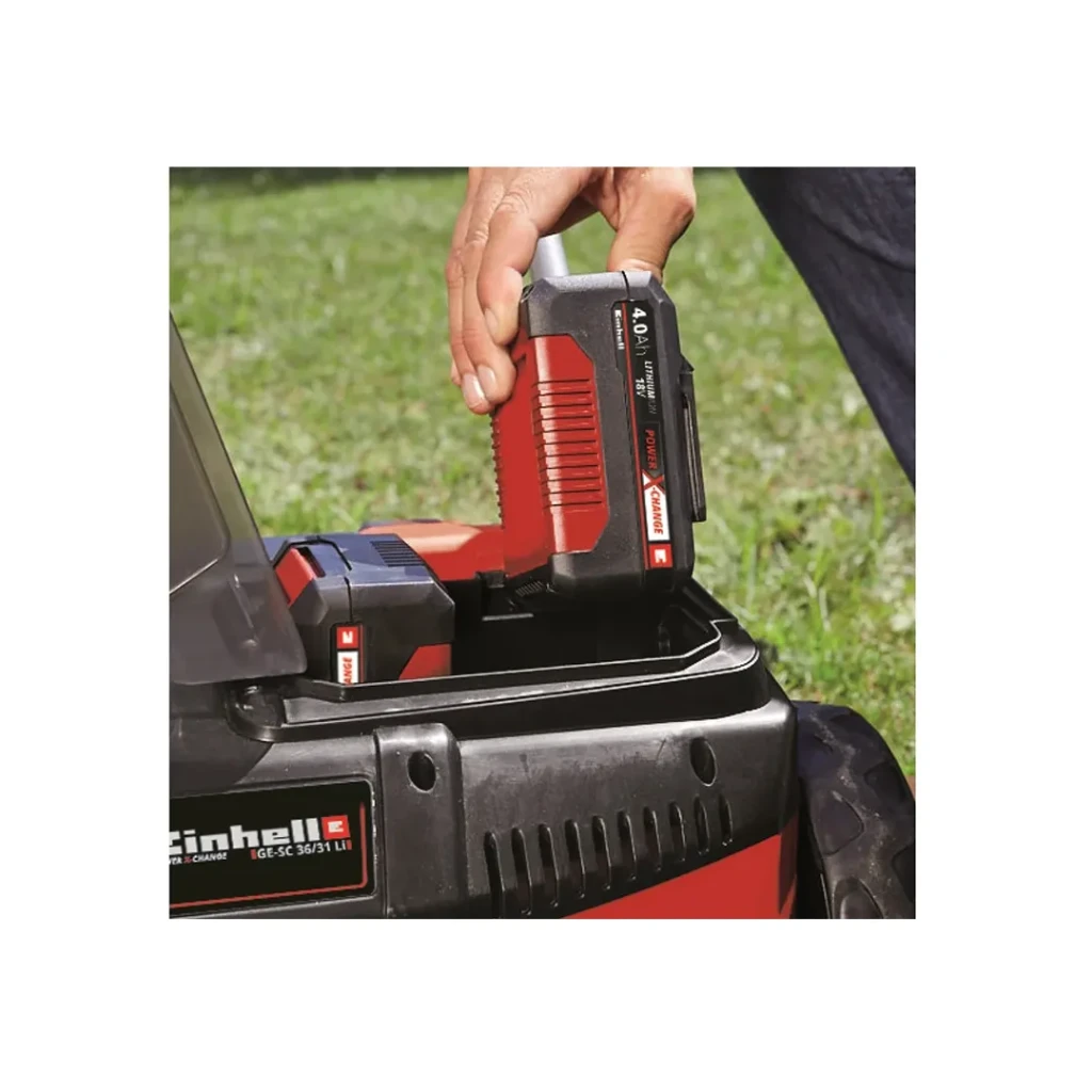 Аккумуляторный аэратор pxc gc-sc 36/31 li-solo 36 в 2 x 18 в einhell 4