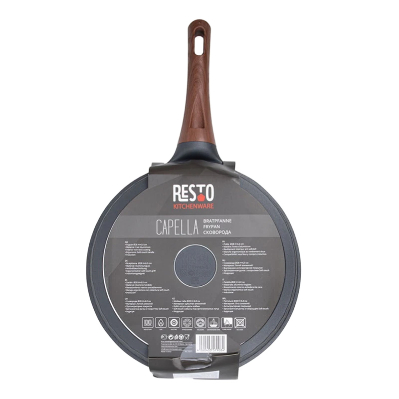 Tigaie resto 93511, 28cm, negru 12