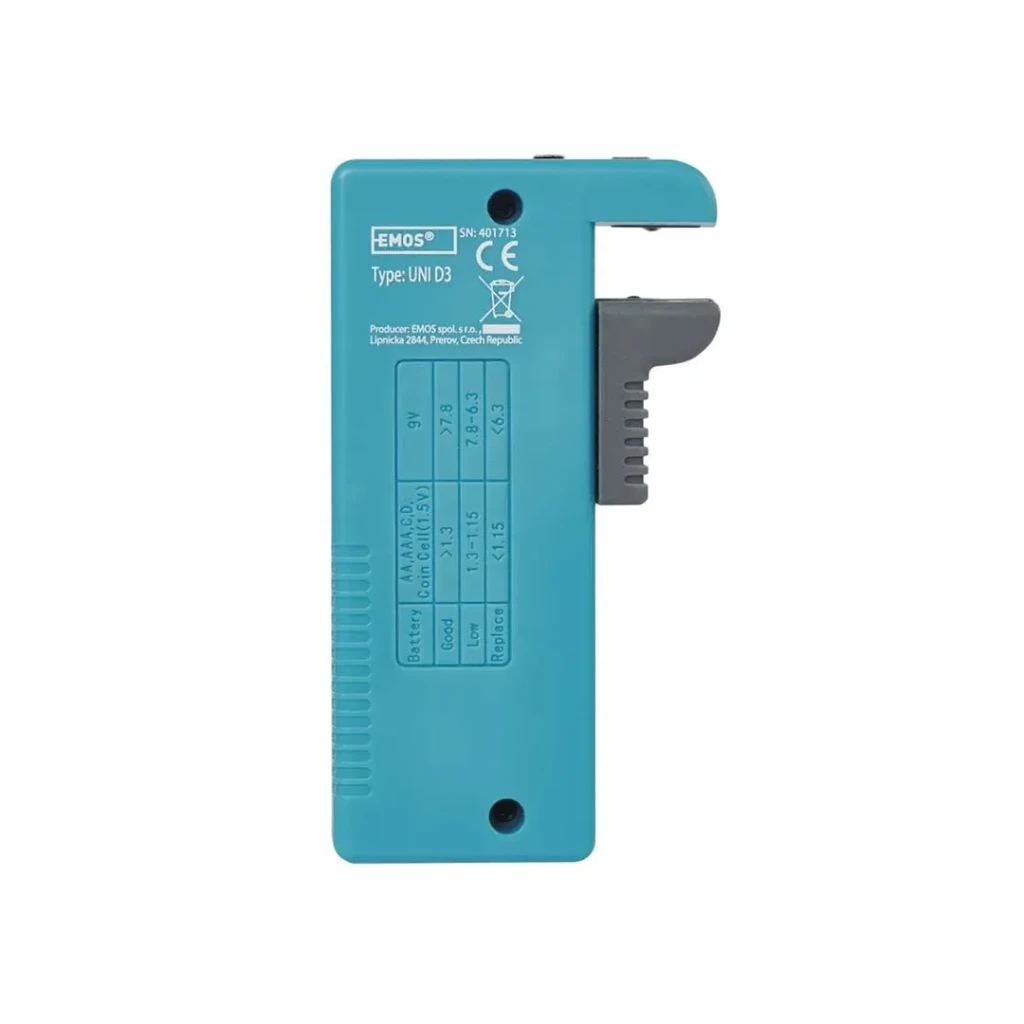 Tester universal de baterii uni d3 emos 2