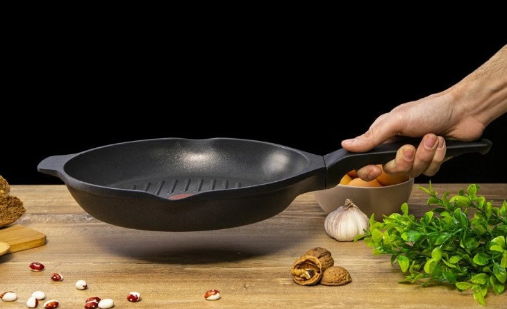 Tigaie-grill tefal e2324074, 26cm, negru 2