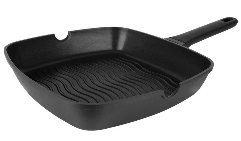Tigaie-grill rondell rda-1204, 28cm, negru 3