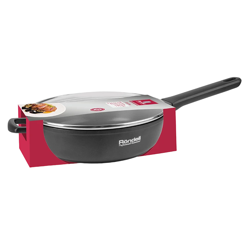 Cratița rondell rda-1203, 28cm, negru 4