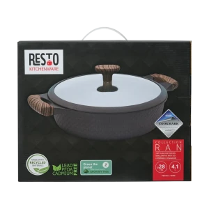Cratița resto 93906, 4,1l, 28cm, negru Thumbnail 10