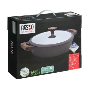 Cratița resto 93906, 4,1l, 28cm, negru Thumbnail 12