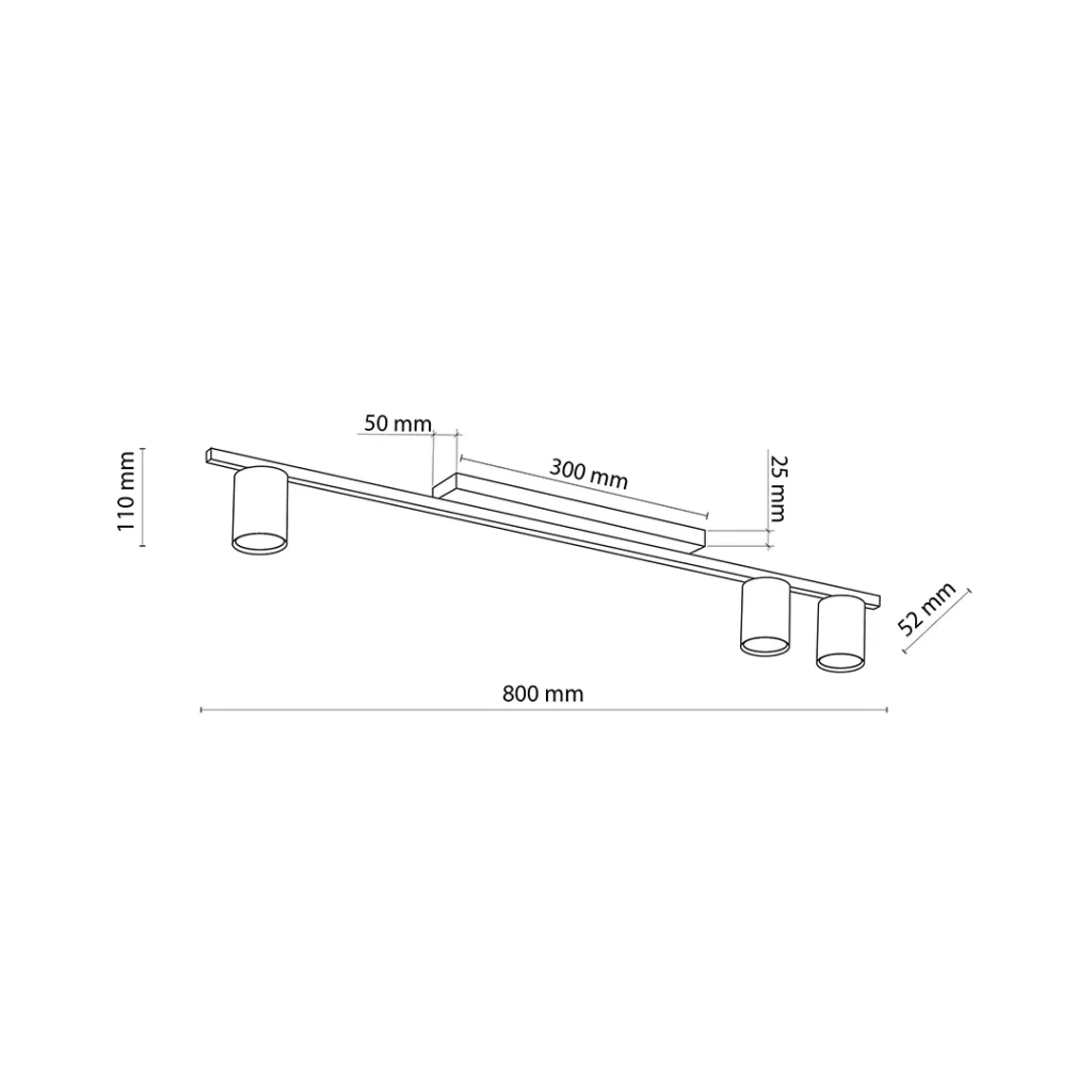 Люстра logan 10 вт gu10 ip20 220 - 240 в tk lighting 2