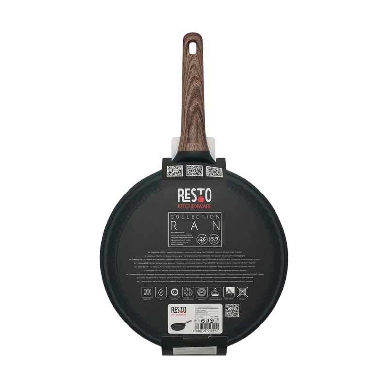 Сковорода resto 93910, 26см, чёрный 14