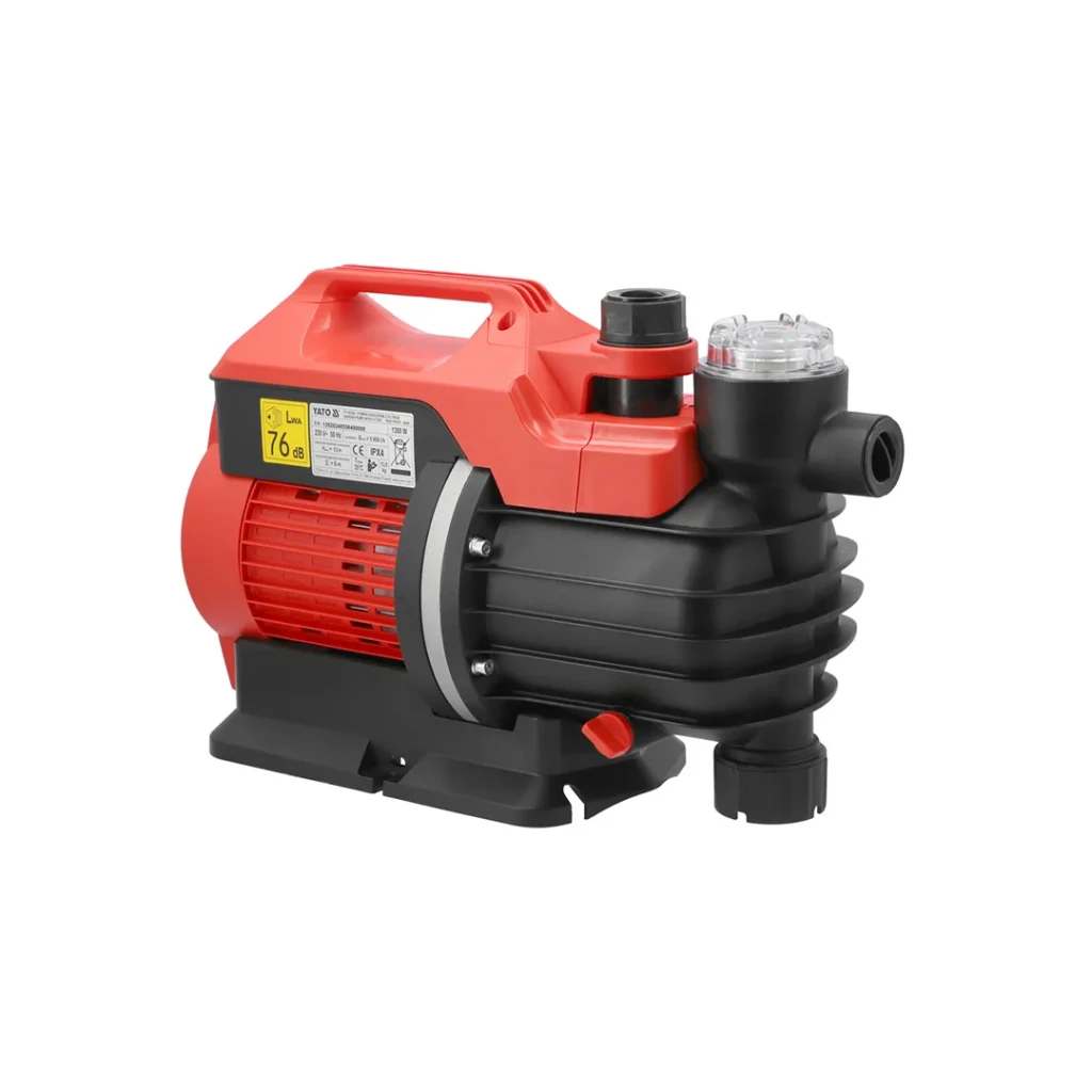 Pompă de gradină cu filtru 5000 l/h 1300 w 220 - 240 v 5.3 bar yato 2