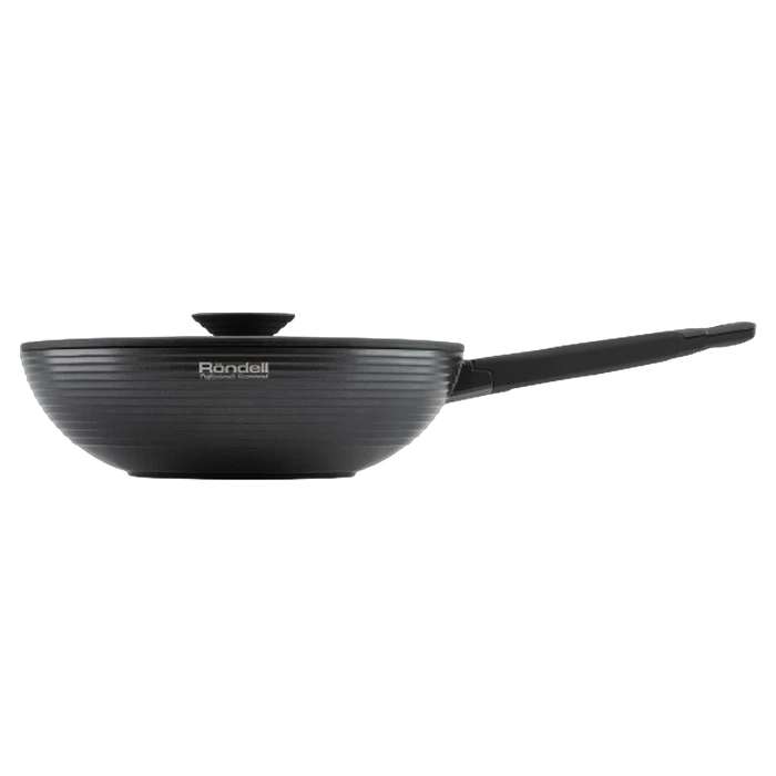 Tigaie wok rondell rda-1489, 3,4l, 28cm, negru 3