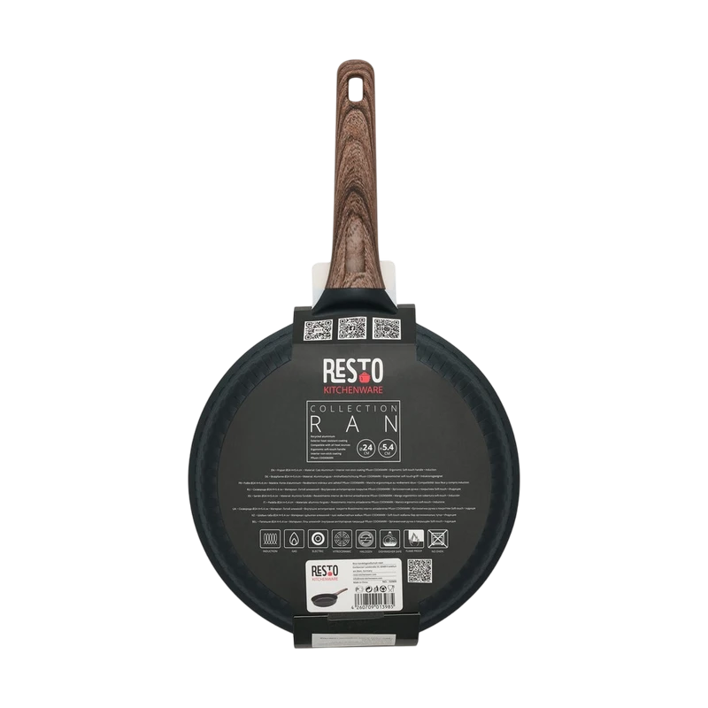 Tigaie resto 93909, 24cm, negru 9