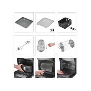 Аэрофритюрница 1800 вт 220 - 240 в 12 л lund Thumbnail 3