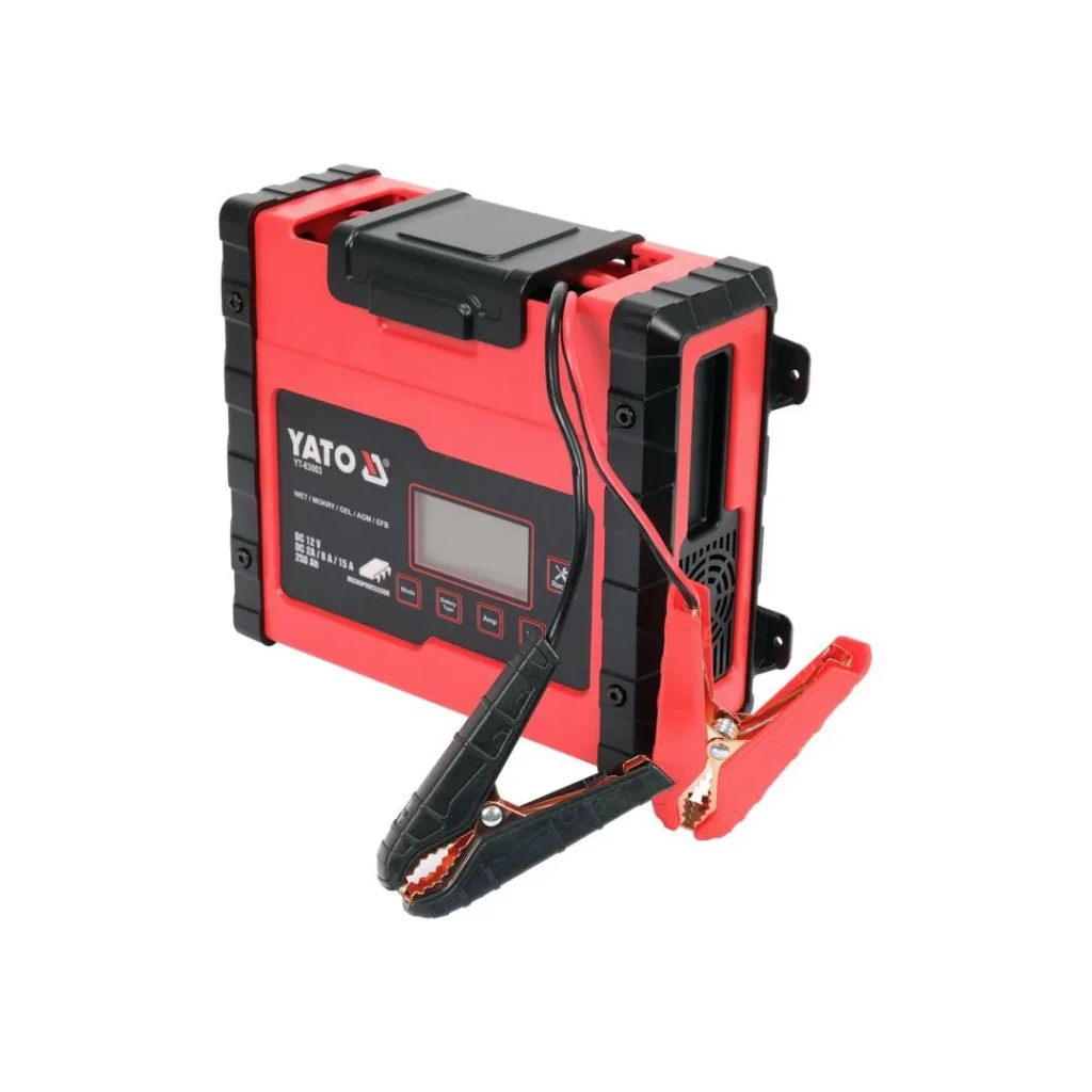 Încărcător pentru acumulatoare auto 12 v dc ipx0 yato 2