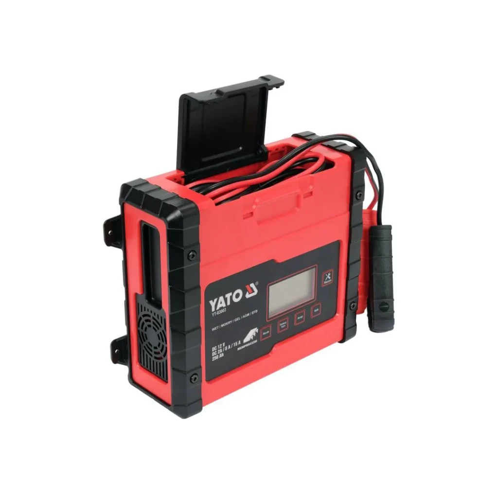 Încărcător pentru acumulatoare auto 12 v dc ipx0 yato 3