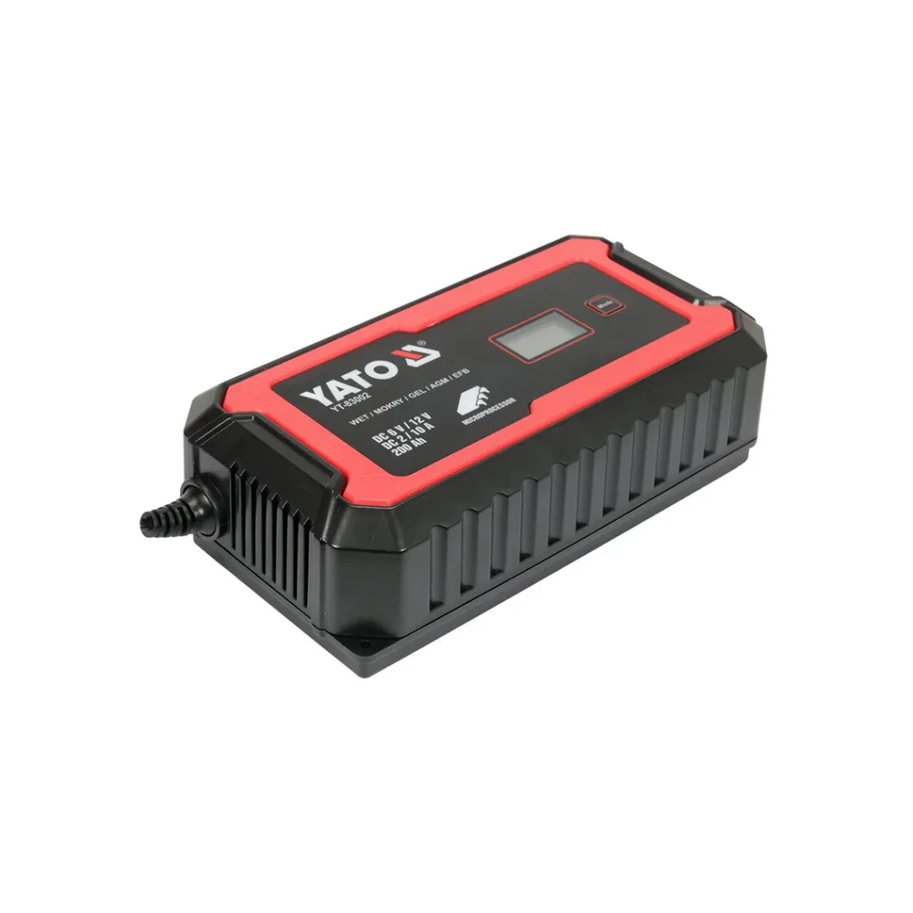 Încărcător pentru acumulatoare auto 6/12 v dc ipx0 yato 2