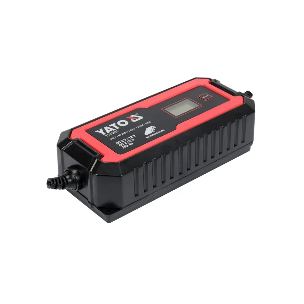 Încărcător pentru acumulatoare auto 6/12 v dc ipx0 yato 2