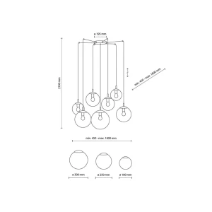 Люстра esme 15 вт e27 ip20 220 - 240 в tk lighting Thumbnail 4