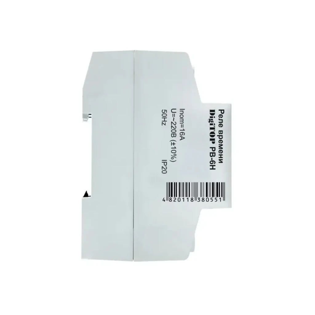 Releu de timp digital pb-6c 16 a 220 - 240 v ip20 digitop 3