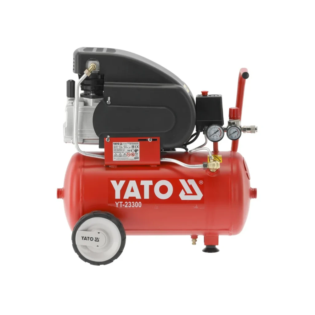Компрессор 1.5 квт 220 - 240 в 8 бар 24 л yato 2