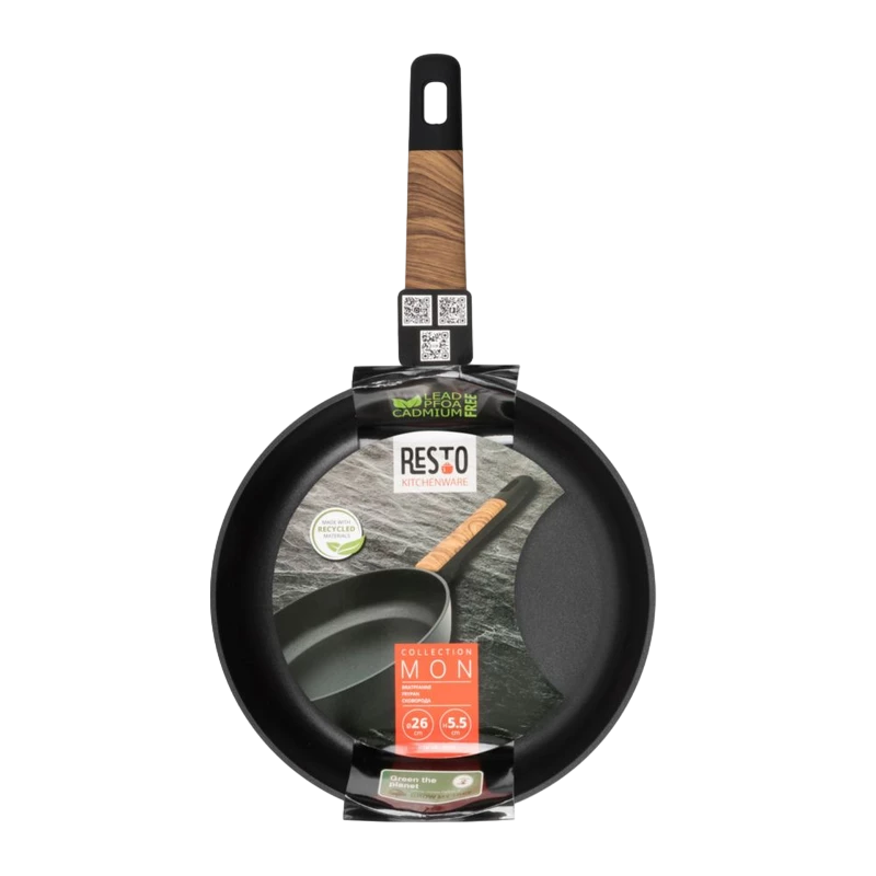 Tigaie resto 93184, 26cm, negru 4