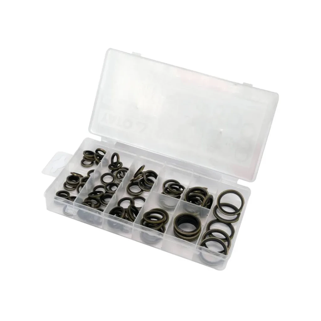 Set garnituri pentru scurgere m10 - m24 oțel/cauciuc 90 buc. yato 2