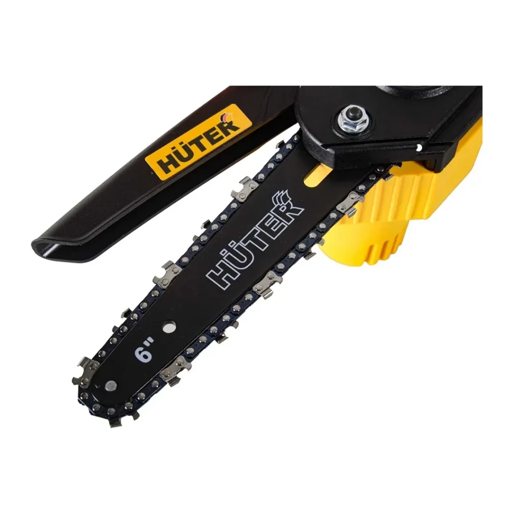 Fierăstrău cu lanț pe acumulator els-2-li-6k 150 mm 20 v huter 2