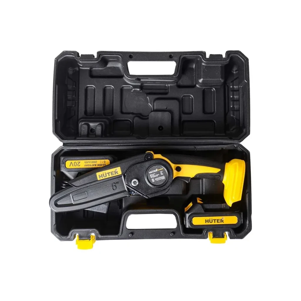 Fierăstrău cu lanț pe acumulator els-2-li-6k 150 mm 20 v huter 3
