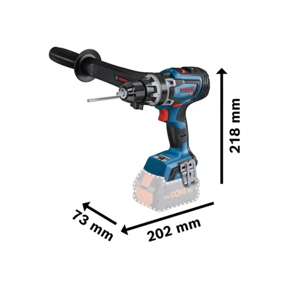 Аккумуляторная дрель (без аккумулятора) gsr 18v-150 c 150 нм 18 в bosch 2