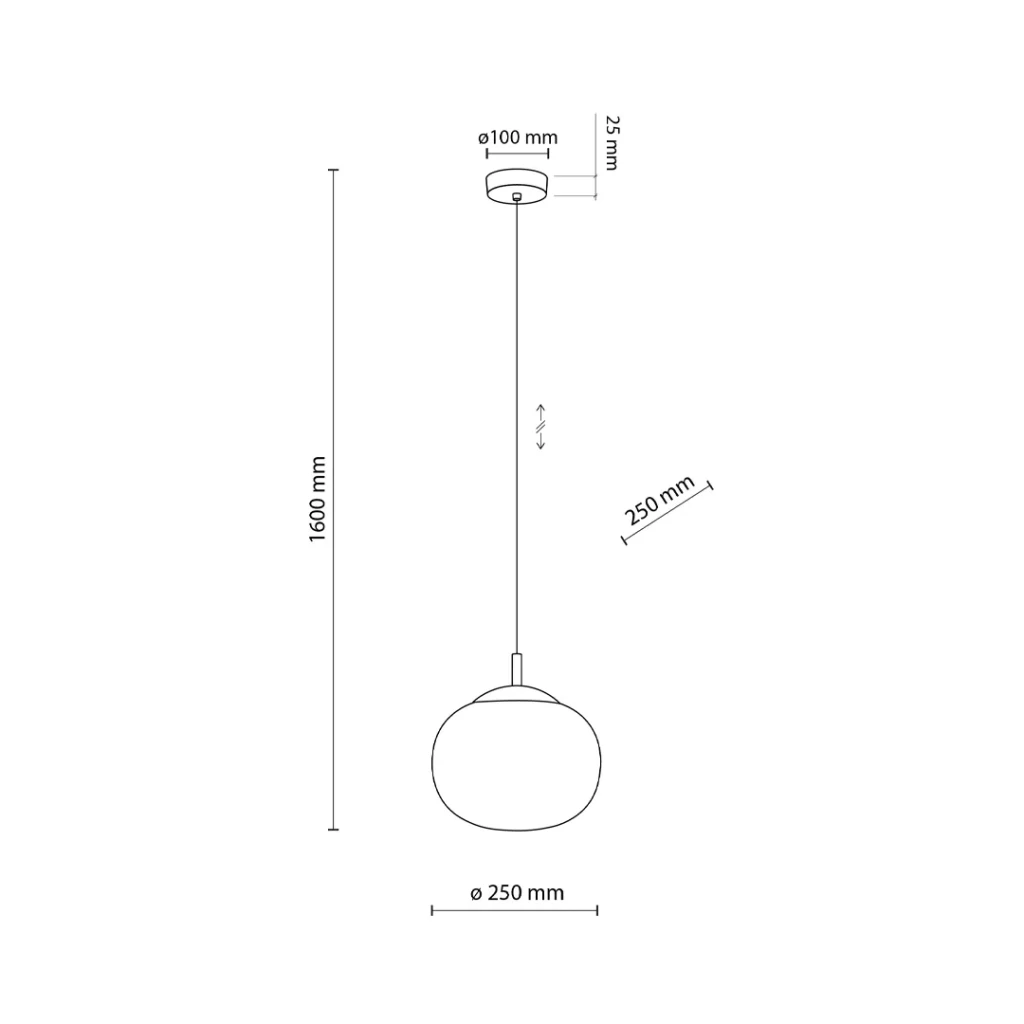 Люстра vibe 15 вт e27 ip20 220 - 240 в tk lighting 3