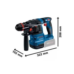 Ciocan rotopercutor pe acumulator sds plus, cilindric, hexagonal gbh 18v-22 x 18 v 2 j 0 - 4675 percuții/min bosch Thumbnail 2