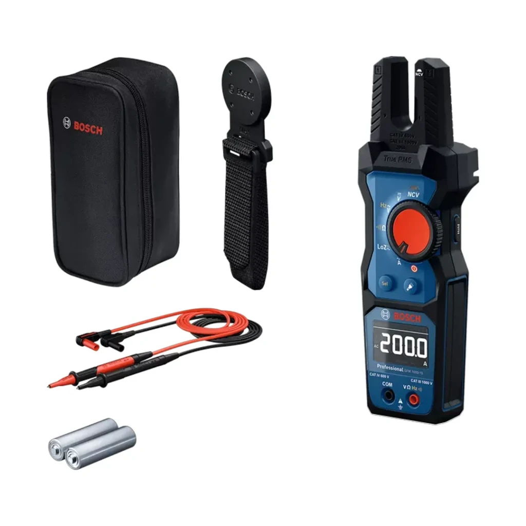 Указатель напряжения gfm 1000-15 0 - 200 a 0 - 1000 в bosch 2