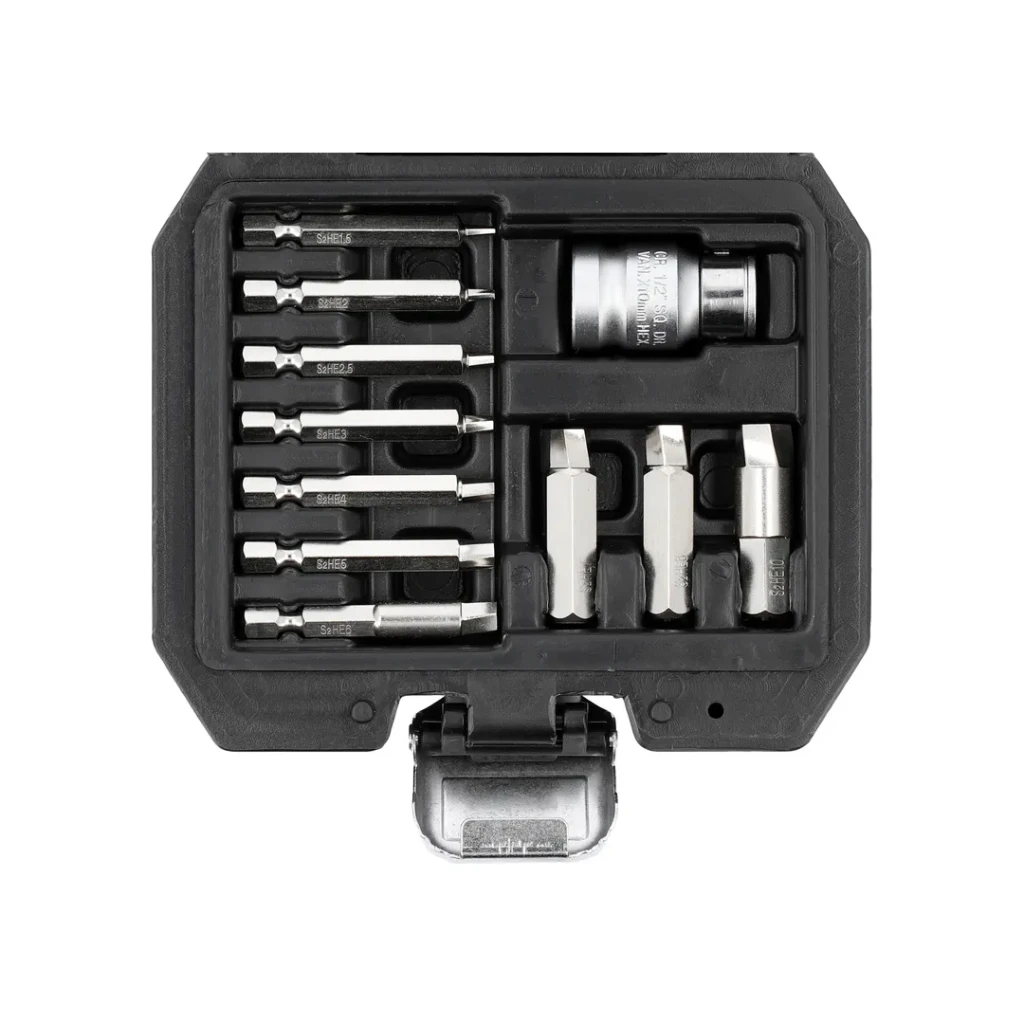 Set extractoare pentru șuruburi deteriorate hex 1/4"(6.3 mm) - 3/8"(9.5 mm) yato 2