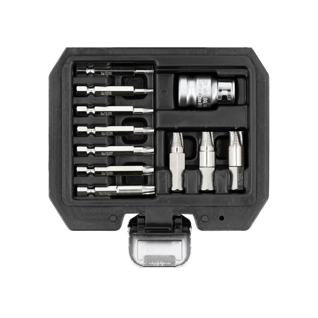 Set extractoare pentru șuruburi deteriorate torx 1/4"(6.3 mm) - 3/8"(9.5 mm) yato 2
