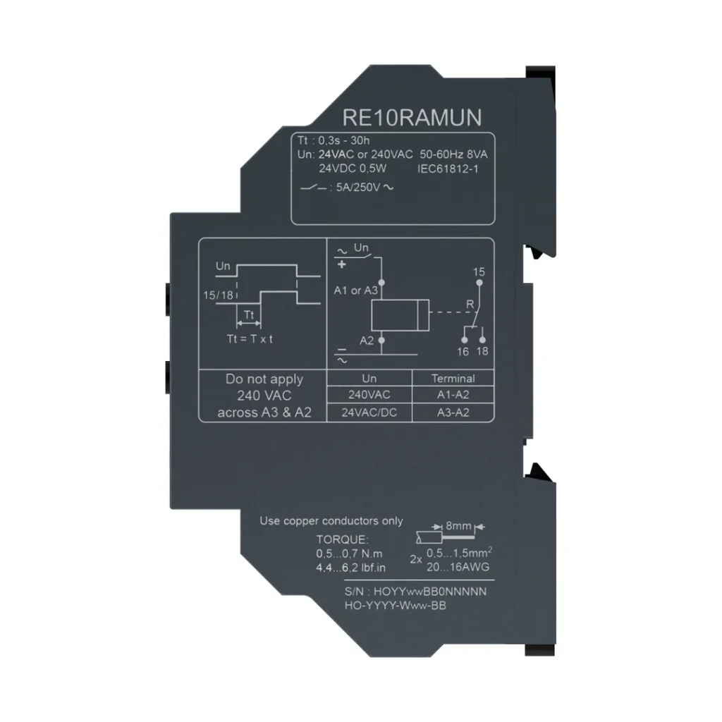 Реле времени задержка на включение 5 a 24 - 240 в ip20 schneider-electric 3
