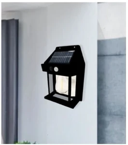 Lampă solară de perete, tip bec  retro cu led și senzor de mișcare Thumbnail 6