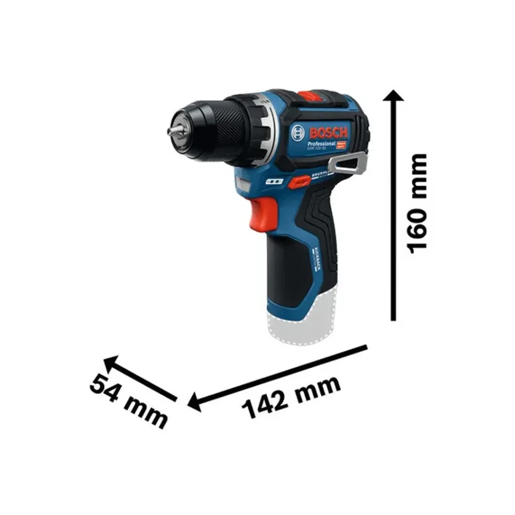 Mașină de găurit pe acumulator (fără acumulator) gsr 12v-32 32 nm 12 v bosch 2