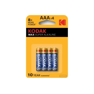 Батареи aaa lr03 1.5 b 4 шт. kodak