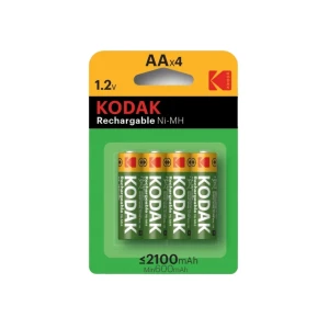 Pile electrice reîncărcabile aa hr6 2100 mah 1.2 v 4 buc. kodak