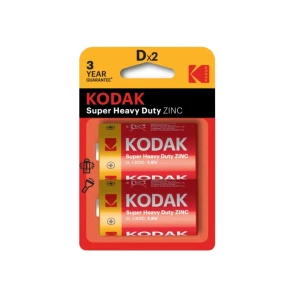 Батареи d lr20 1.5 b 2 шт. kodak